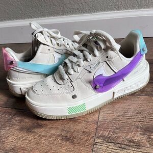 Nike Air Force 1 Fontanka Sneakers with Multicolor‎ Accents